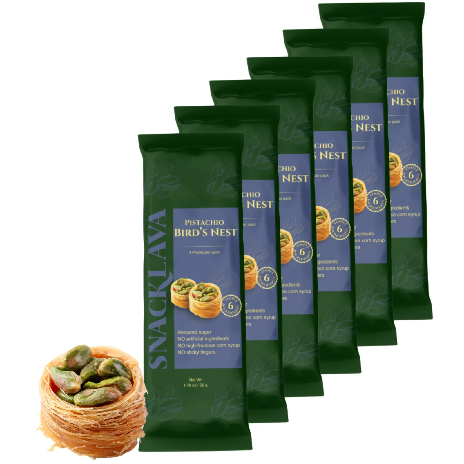 Bird's Nests Pistachio - Snacklava®