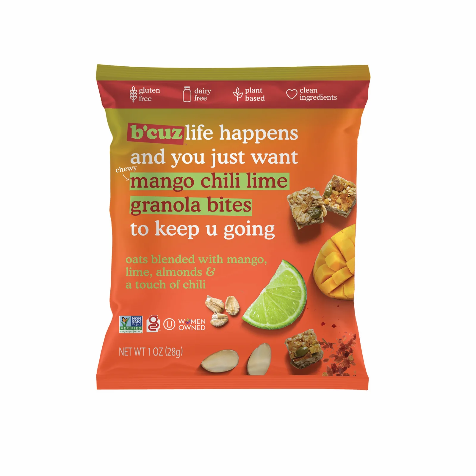 Mango Chil Lime Granola Bites