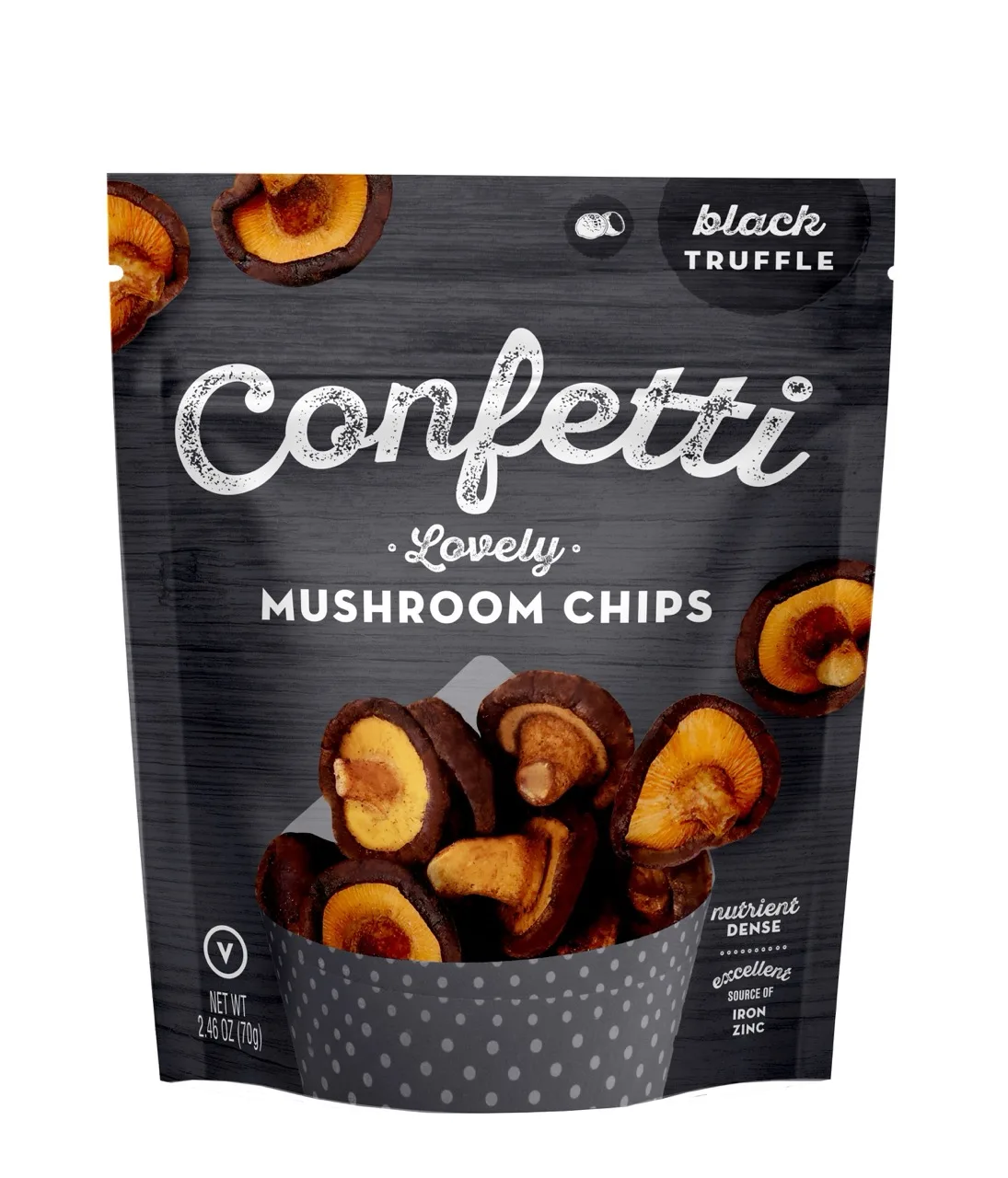 Lovely Mushroom Chips - Black Truffle
