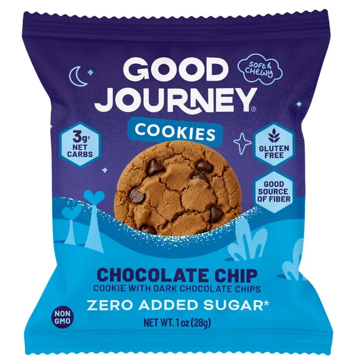 Low Carb, Keto, Gluten-free Cookies - Good Journey Cookies | Chocolate Chip 