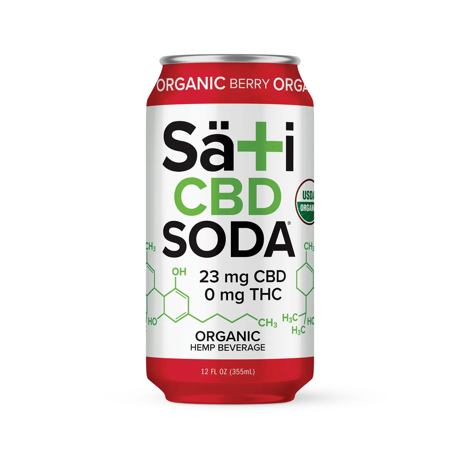 CBD Soda Organic Berry