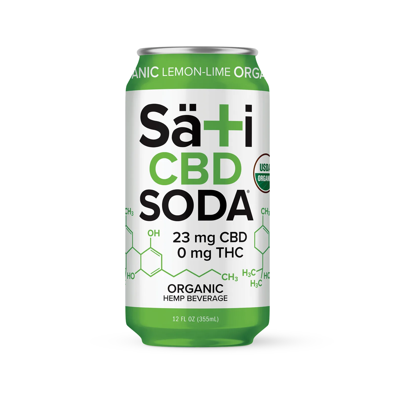 CBD Soda Organic Lemon-Lime