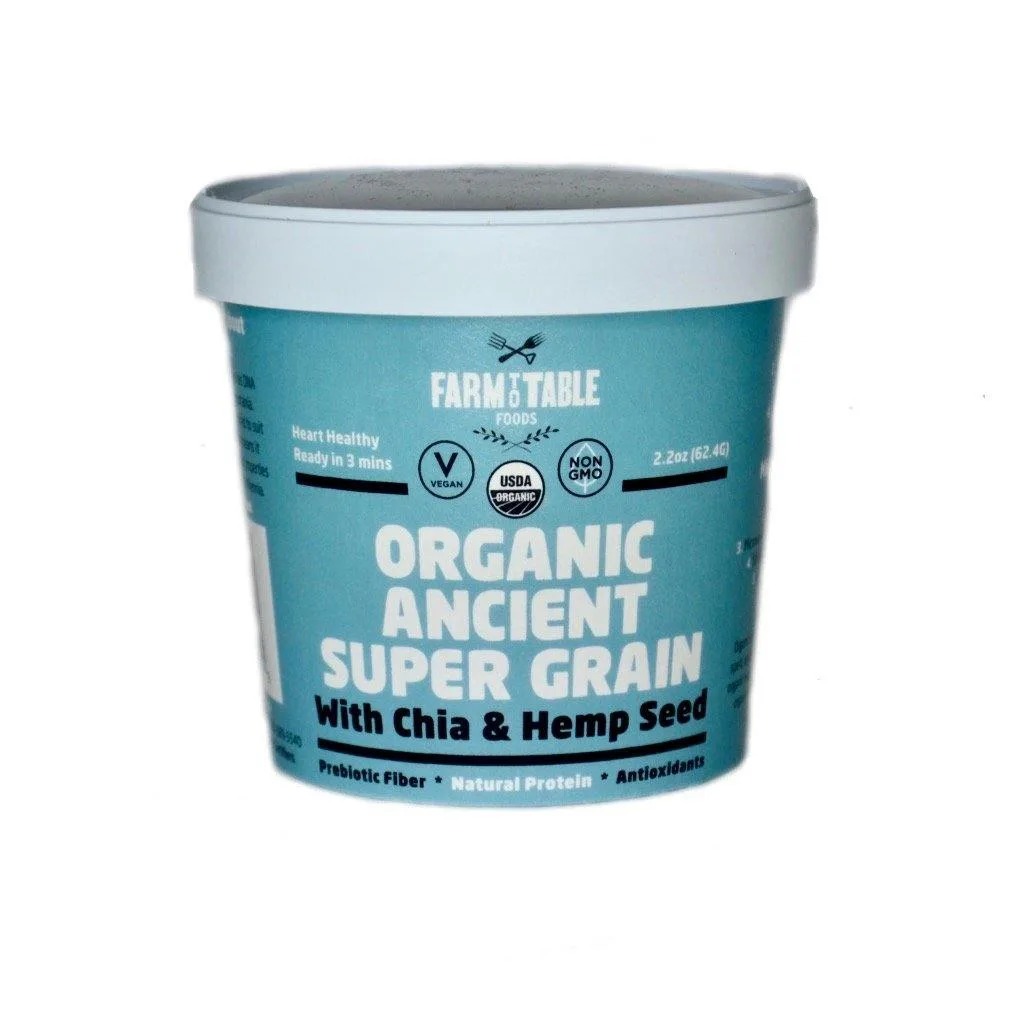 Organic Hemp and Chia Ancient Grain Cup