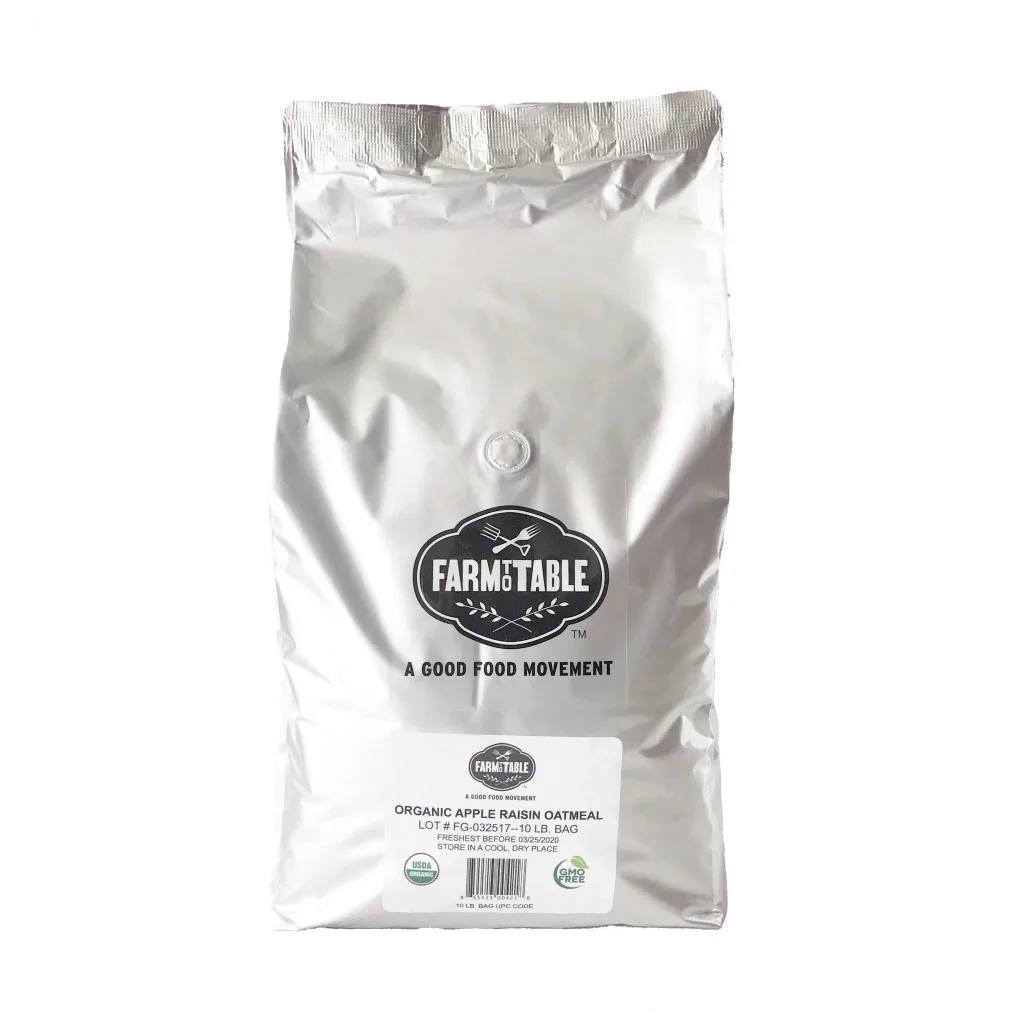 Organic Apple Raisin Whole Grain & Oatmeal