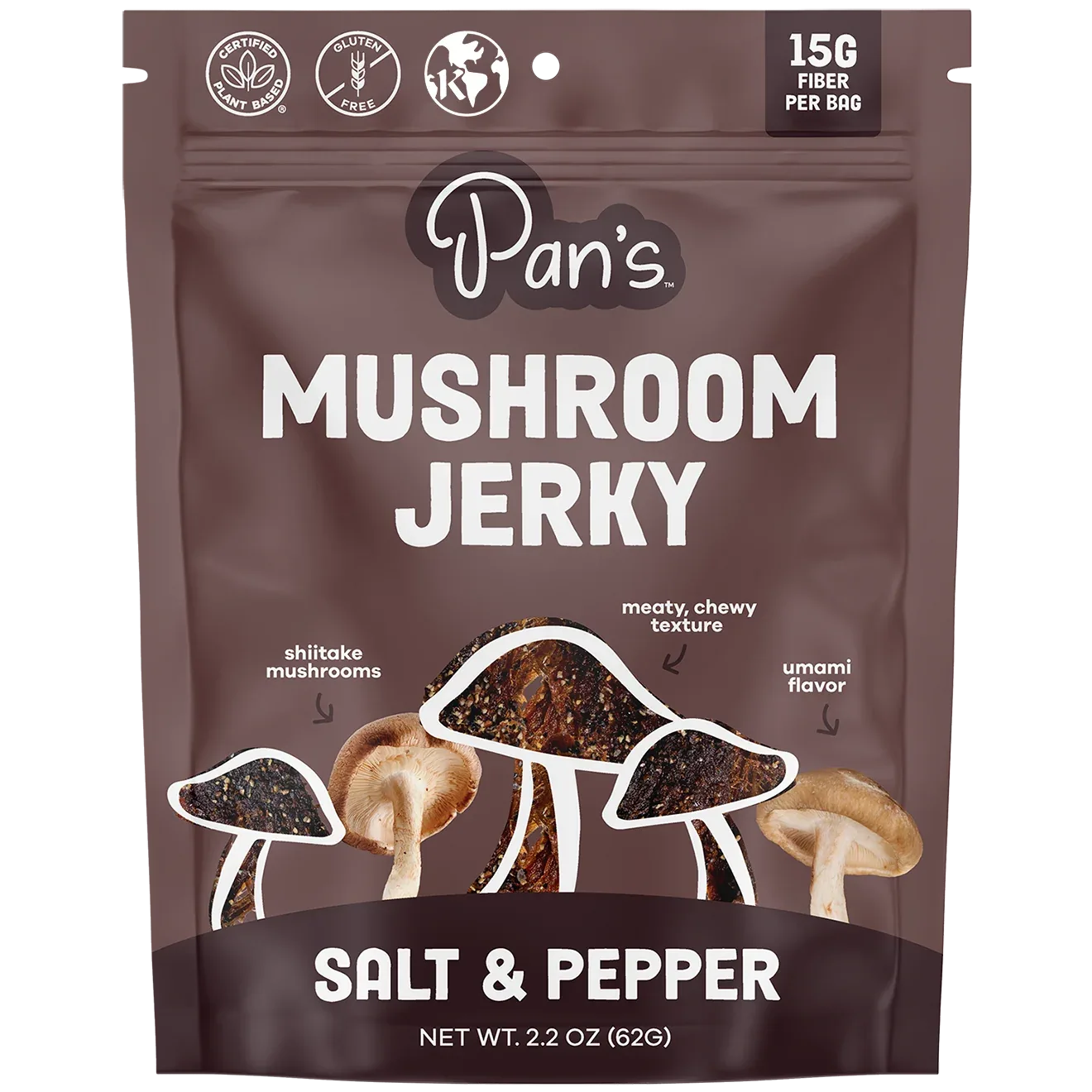 Salt & Pepper Mushroom Jerky
