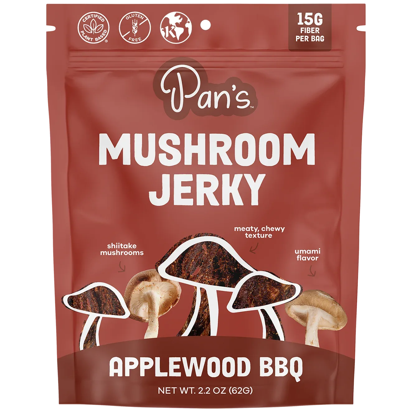 Applewood BBQ Mushroom Jerky